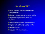 Benefits of ART