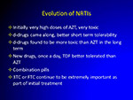 Evolution of  NRTIs