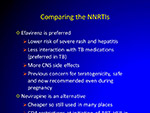 Comparing the NNRTIs