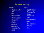 Types of  toxicity