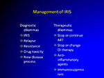 Management of IRIS