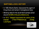 Bartonellosis History