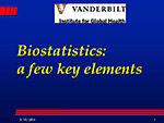  Biostatistics 