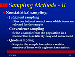  Sampling Methods 
