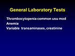 General Laboratory tests