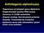  Arthritogenic Alphaviruses 