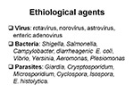 Ethiological agents