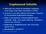 Cryptococcal Cellulitis