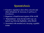 Sporotrichosis