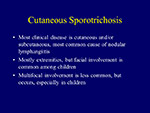 Cutaneous Spirotrichosis