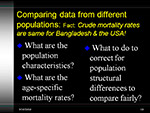 Comparing data