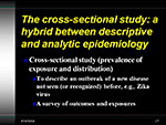  The cross sectional study