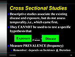  The cross sectional study 