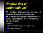 Relative risk