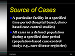 Source of Cases