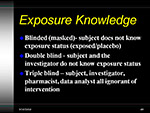 Exposure Knowledge