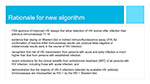 Rationale for new algorithm