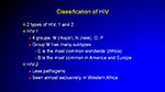 Classification of HIV