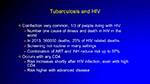 Tuberculosis and HIV