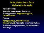  Helminths in Asia 
