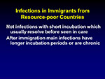  Infections in Immigrants