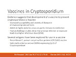 Vaccines in Crystosporidium