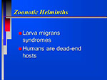 Zoonotic Helminths