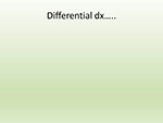 Differential dx