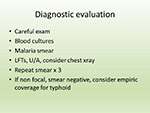 Diagnostic evaluation