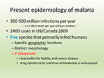  Present epidemiology