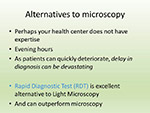 Alternatives to microscopy