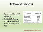  Differential Diagnosis 
