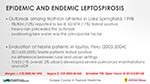 Epidemic and Endemic leptospirosis