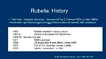 Rubella History