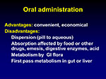 Oral administration