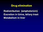 Drug elimination