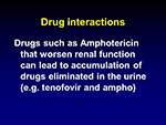  Drug interactions 