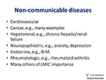 Non communicable diseases