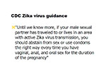  CDC Zika