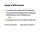 Goals of STD Control