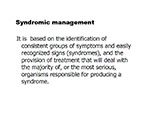 Syndromic management