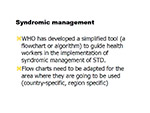  Syndromic management 