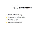  STD syndromes 