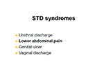 STD syndromes
