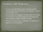 Common ARV Regimen