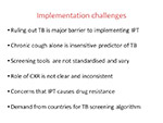 Implementation challenges