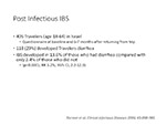  Post Infectious IBS 