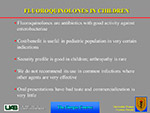  fluroquinolones in chlldren 