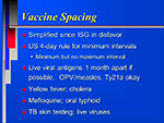 Vaccine Spacing