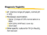 Diagnosis Vaginitis